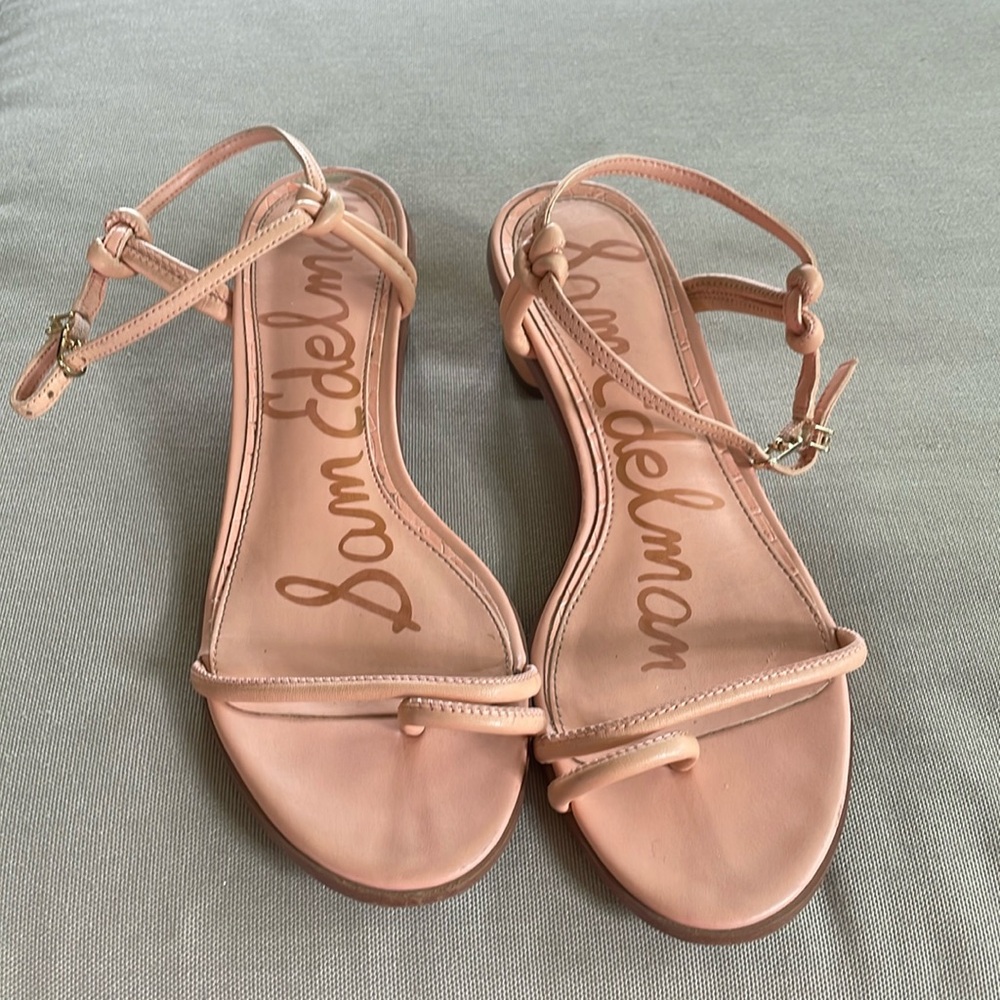 Sam Edelman Women's Isle Low Block Heel - Peach